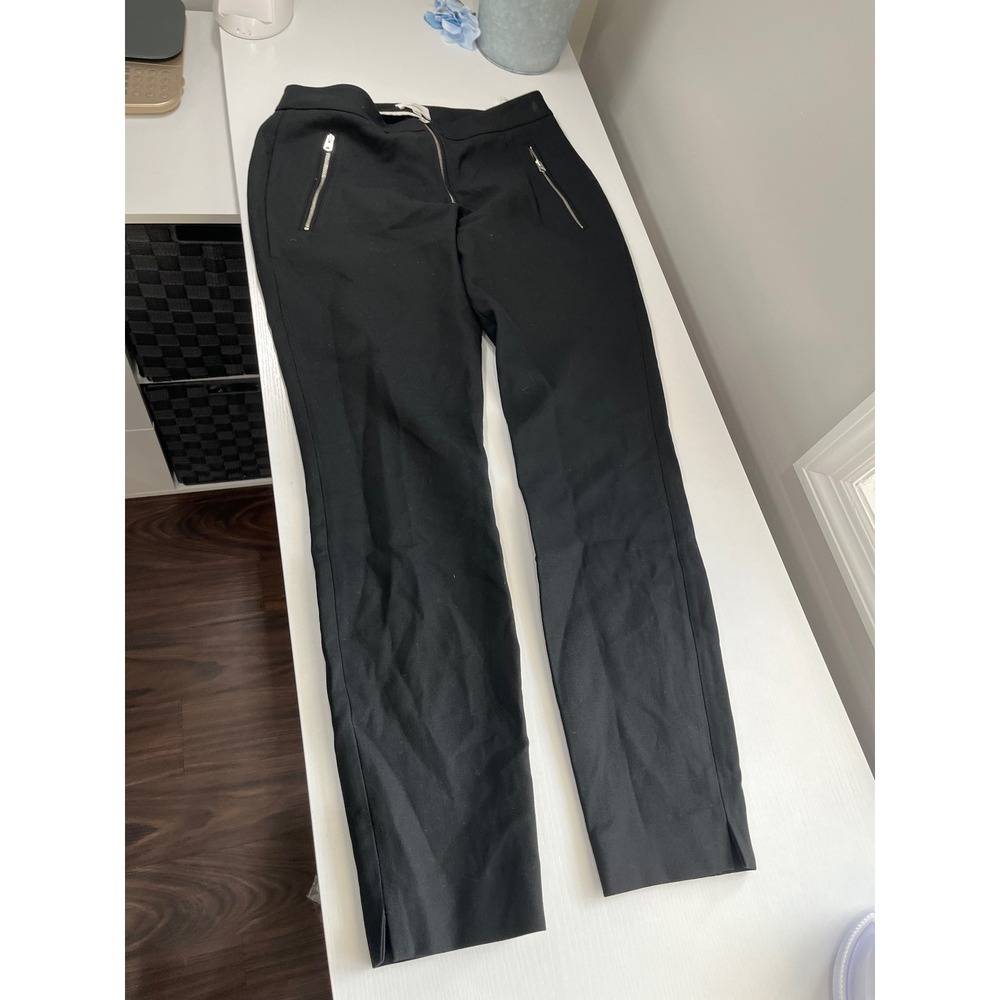 Wilfred Black Tailored‎ Zipper Pocket Slim Fit Mid Rise Pants Size 6